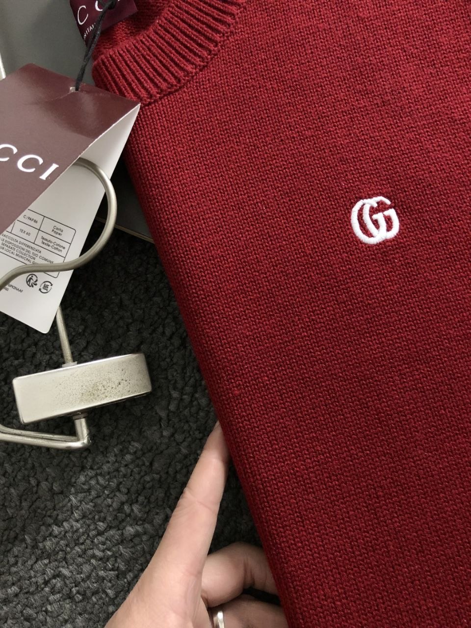 Guc1 Knit Sweater — Red image 9