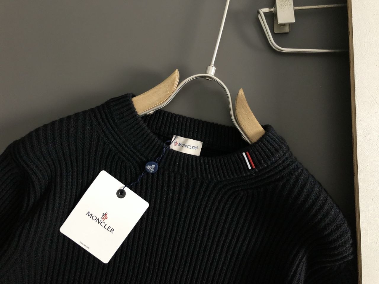 M0ncl3r Knit Cardigan — Black
