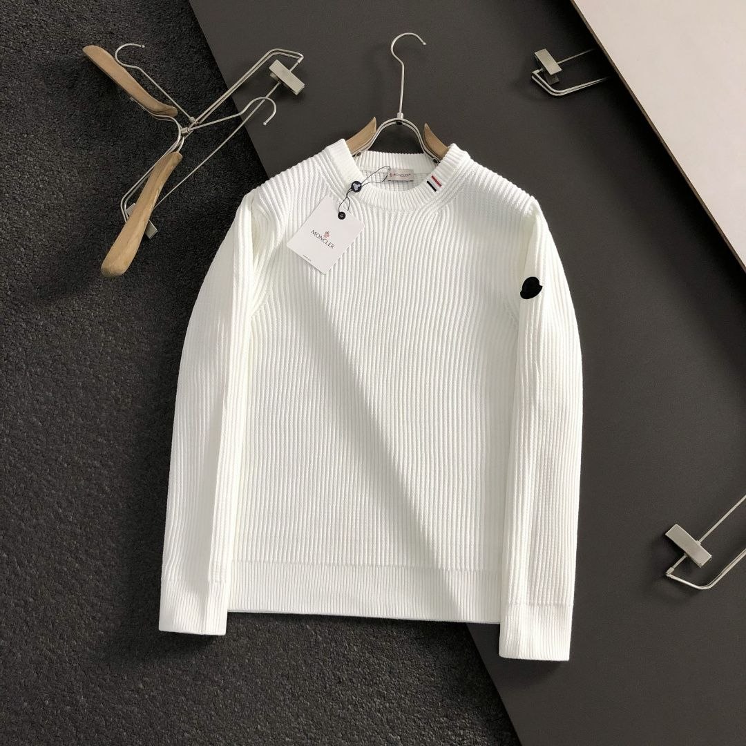 M0ncl3r Knit Cardigan — Black image 3