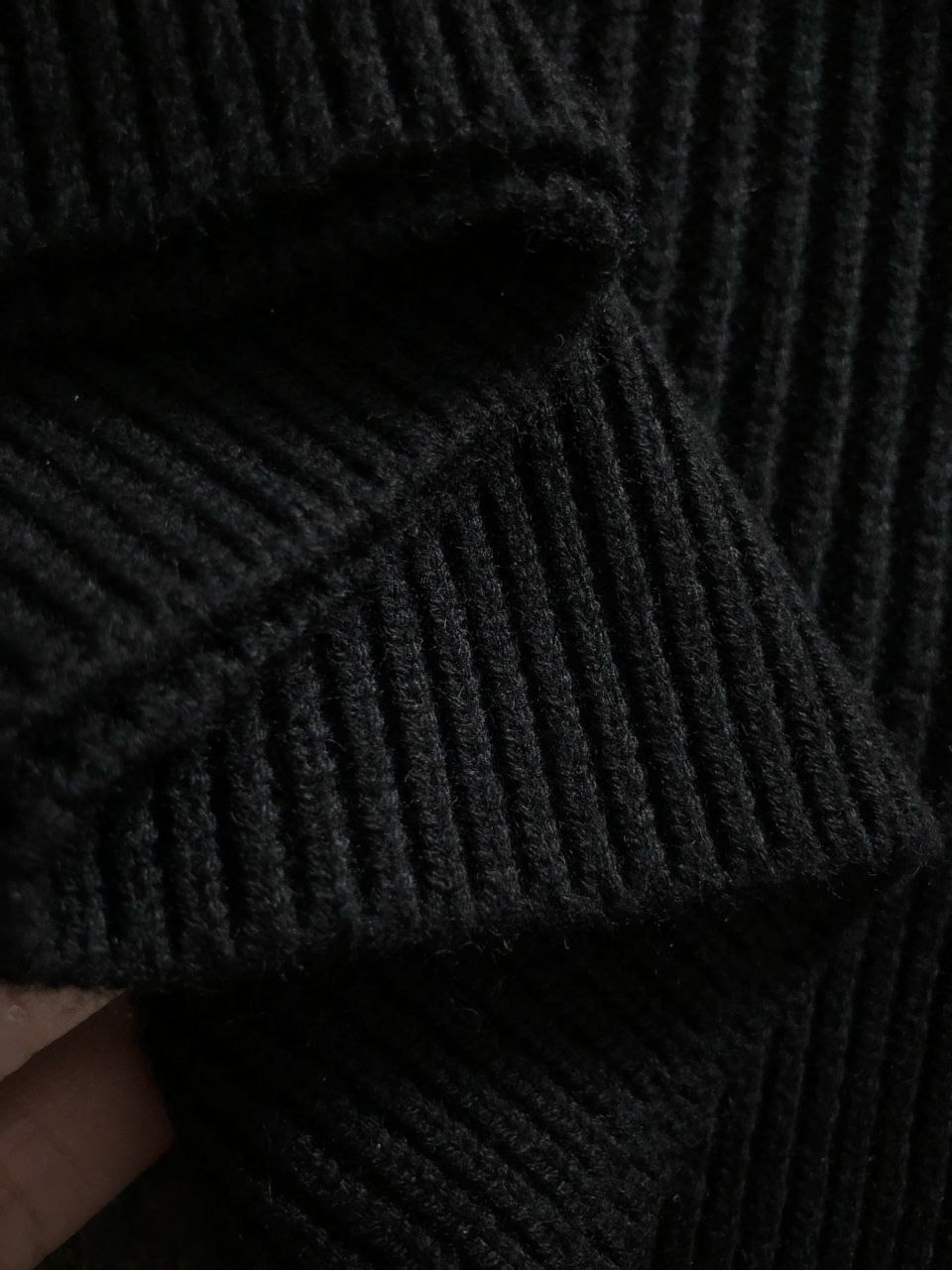 M0ncl3r Knit Cardigan — Black image 7