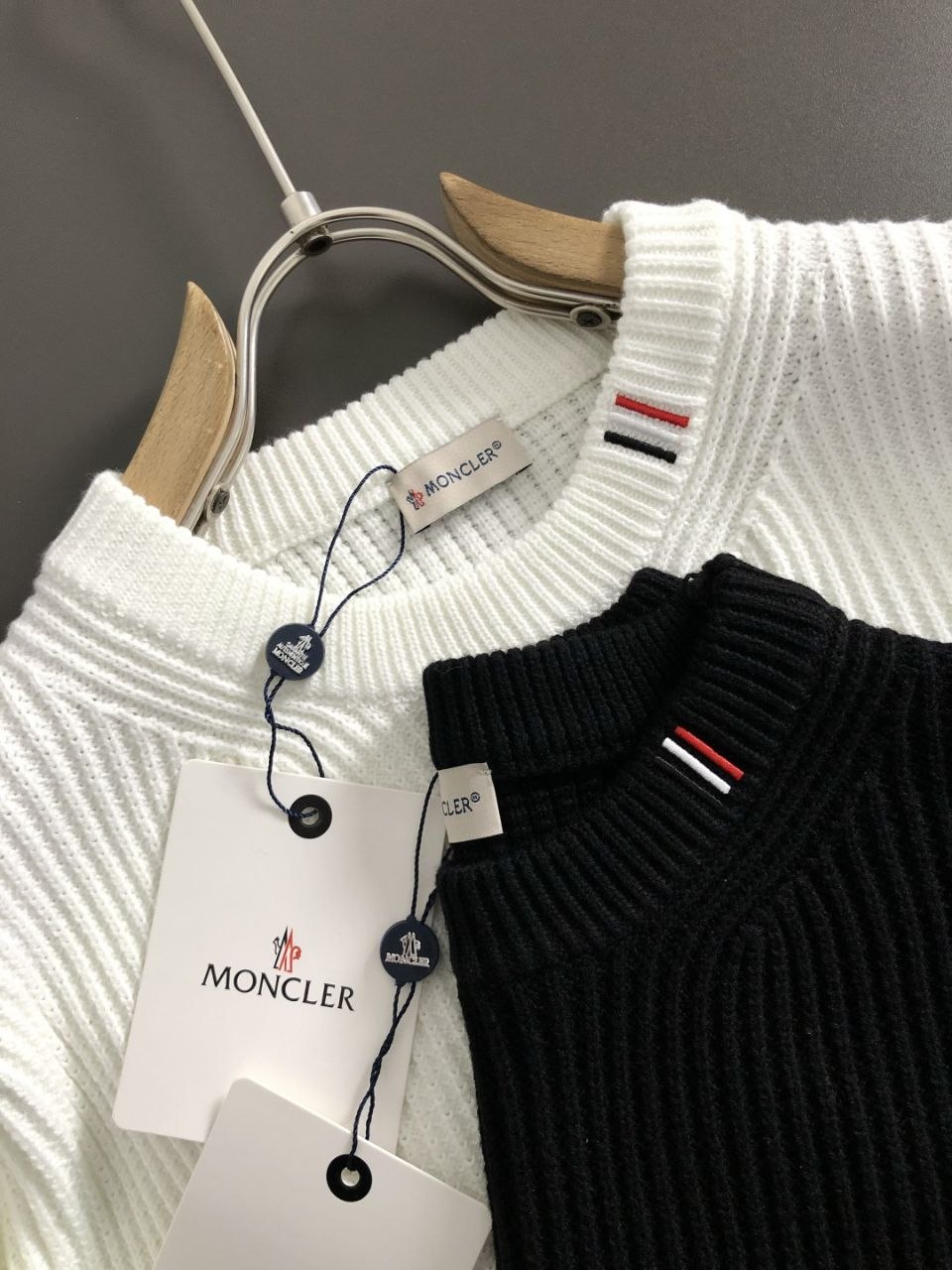 M0ncl3r Knit Cardigan — Black image 8