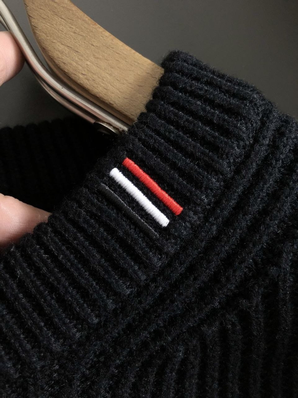 M0ncl3r Knit Cardigan — Black image 9