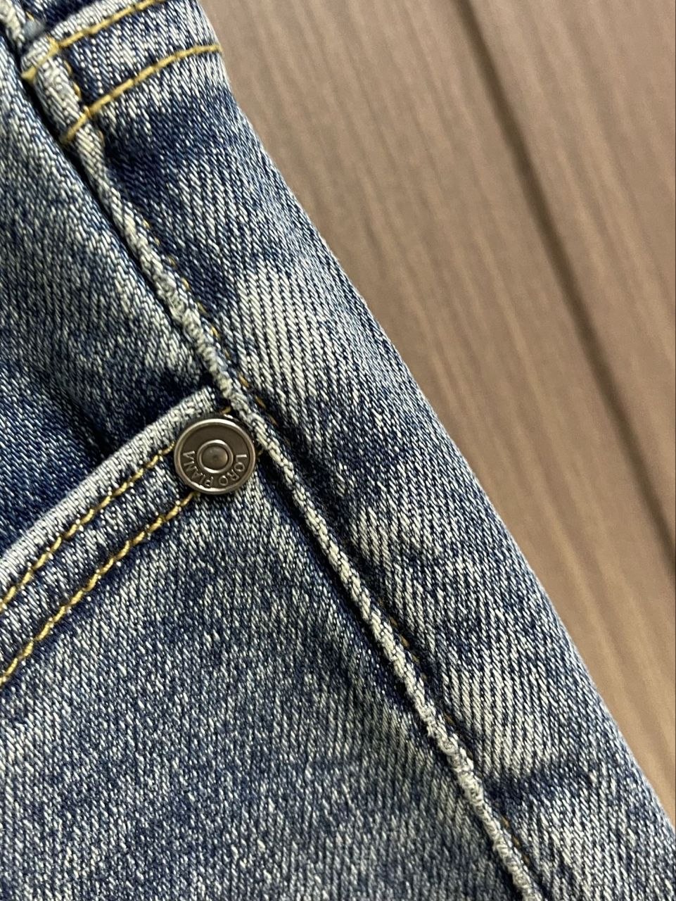 L0r0 P1ana Jeans — Tan image 8