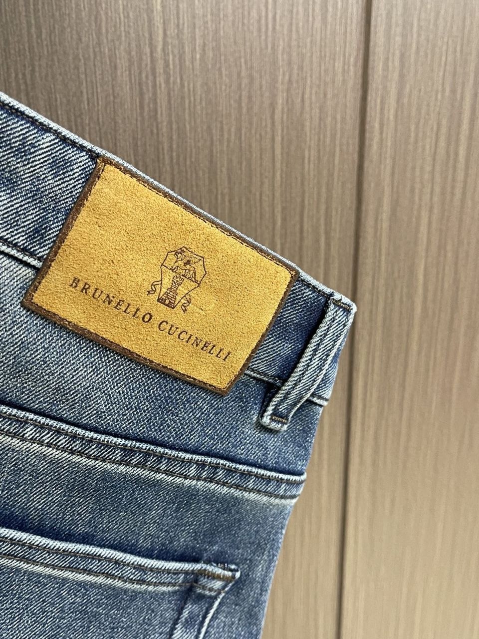 Brun3llo Cuc1nelli Jeans — Navy image 2