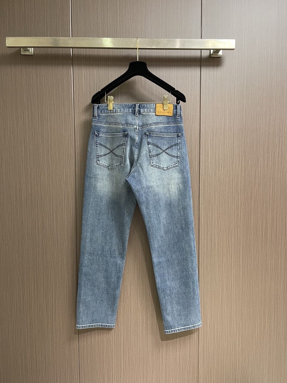 Brun3llo Cuc1nelli Jeans — Navy image 3