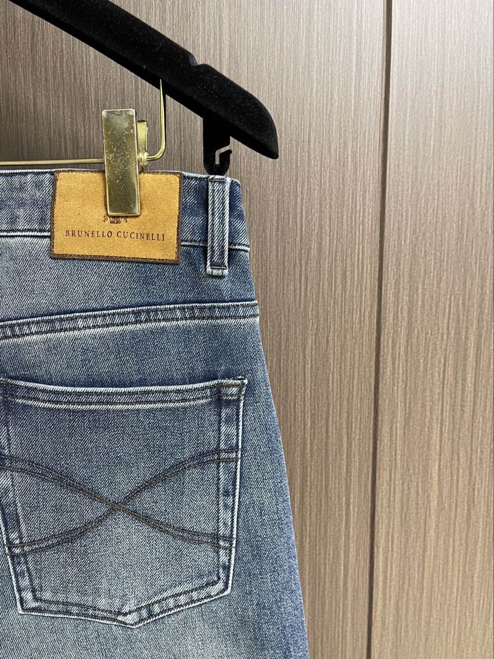 Brun3llo Cuc1nelli Jeans — Navy image 5