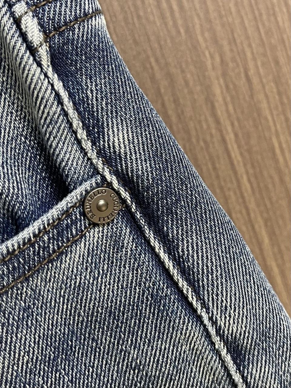 Brun3llo Cuc1nelli Jeans — Navy image 7