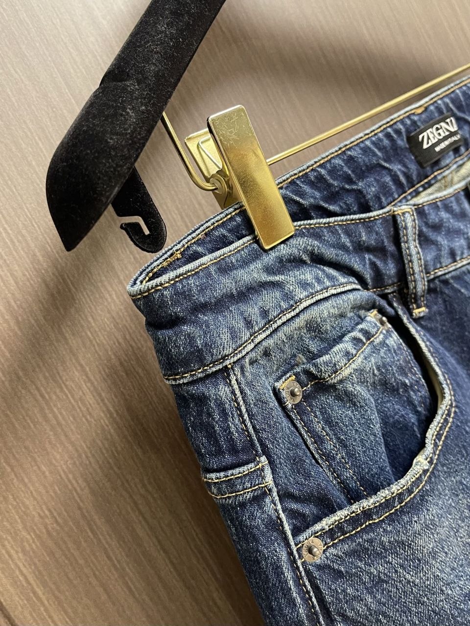 Z3gna Jeans — Khaki image 8