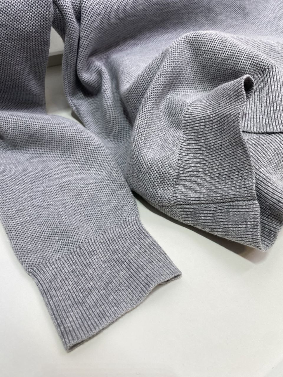 L0r0 P1ana Knit Crewneck Sweater — Coffee-Grey image 6