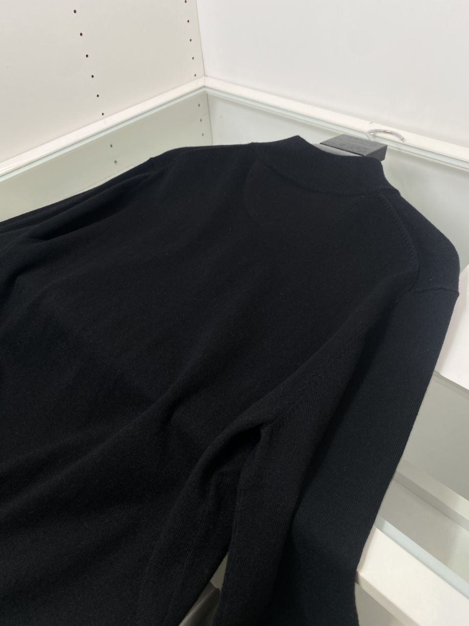Brun3llo Cuc1nelli Half-Zip Knit — Coffee-Grey-Black image 3