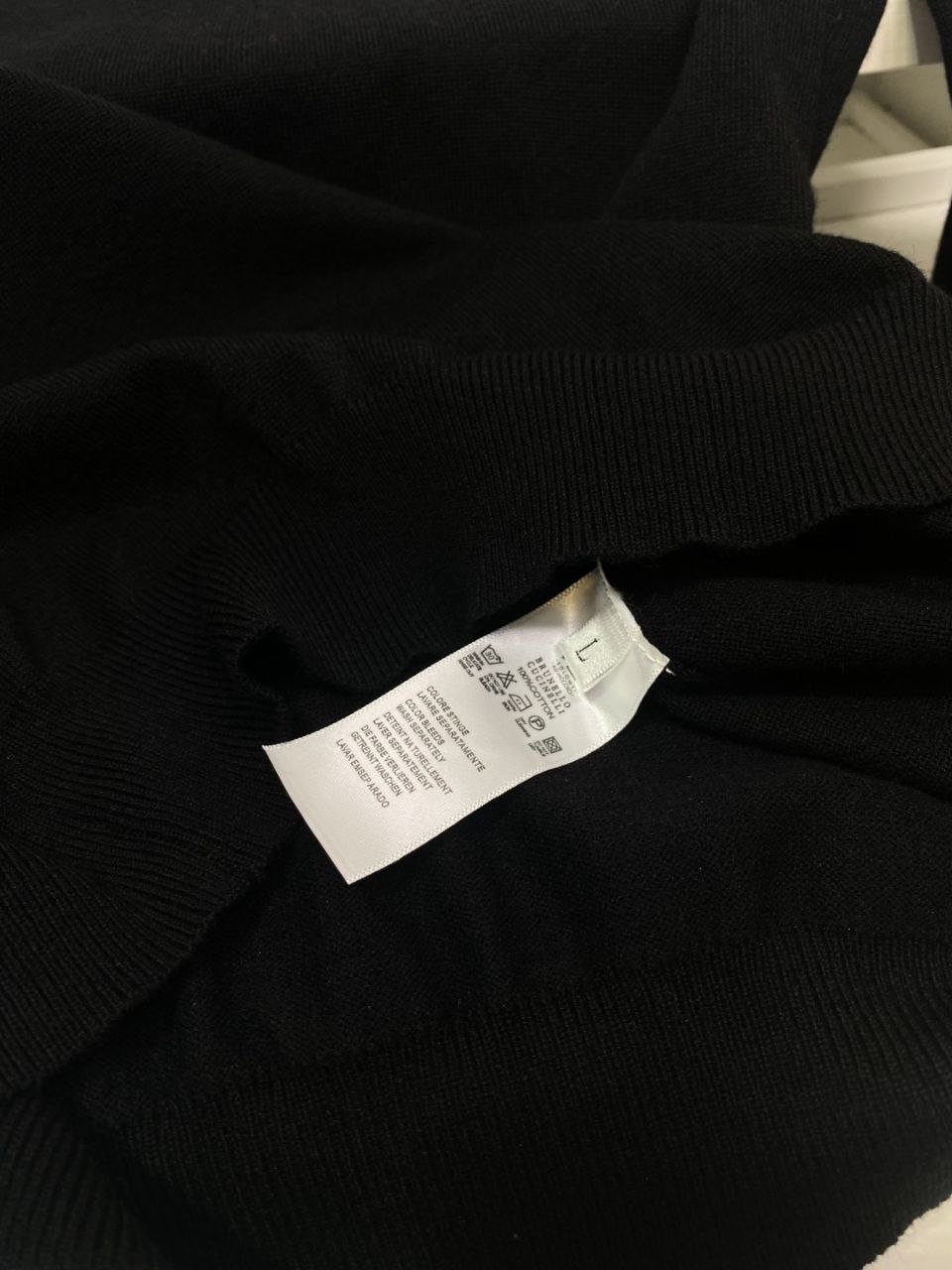 Brun3llo Cuc1nelli Half-Zip Knit — Coffee-Grey-Black image 6