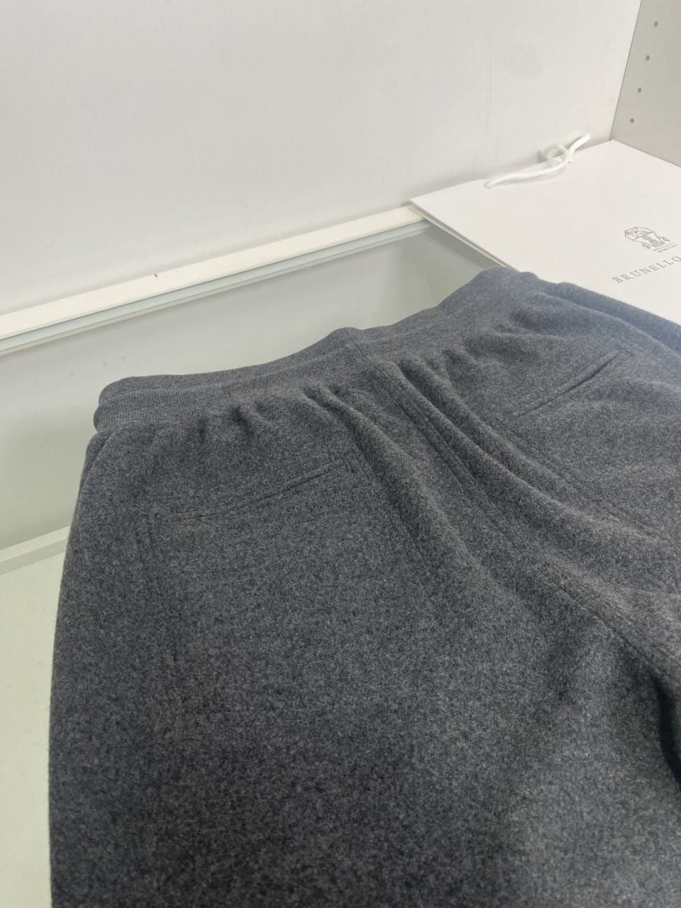Brun3llo Cuc1nelli Track Pants — Coffee-Grey image 5