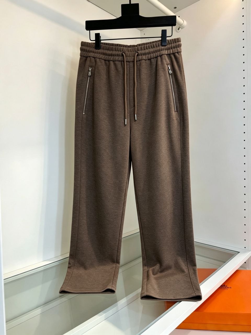 H3rmes Track Pants — Black-Grey-Coffee image 2