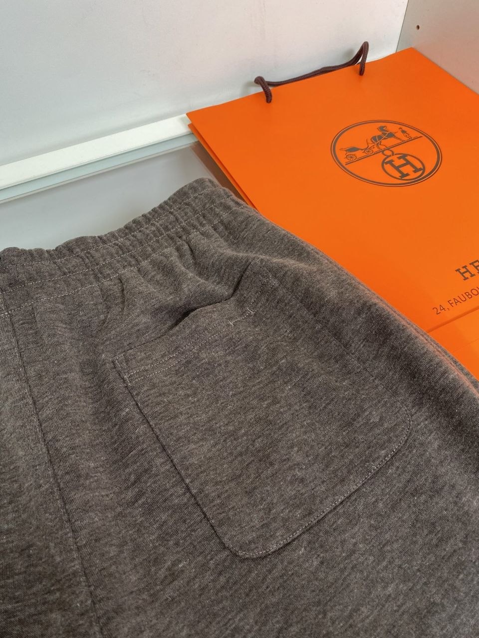 H3rmes Track Pants — Black-Grey-Coffee image 6