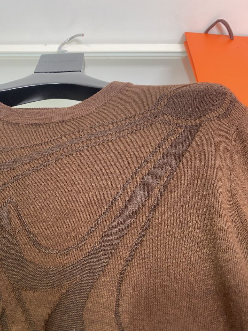 H3rmes Wool Base-Layer Long-Sleeve — Coffee-Grey image 9