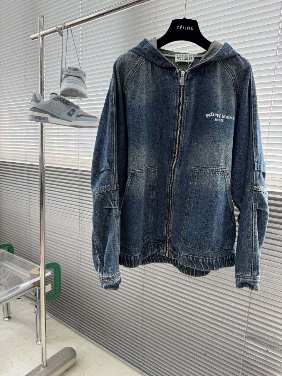 MM6 M@rgiela Hooded Denim Jacket — M-XXL