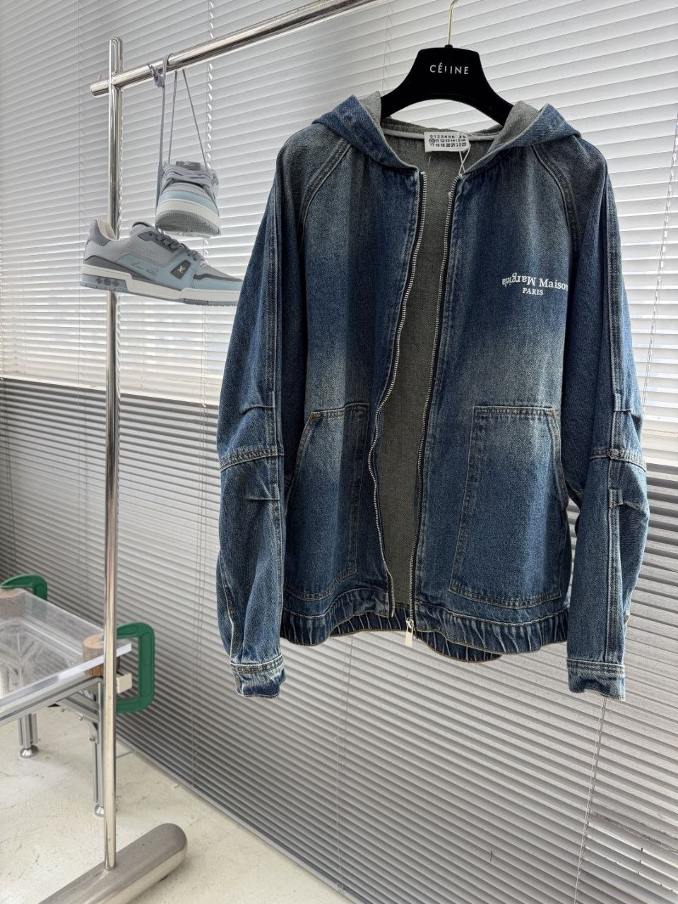 MM6 M@rgiela Hooded Denim Jacket — M-XXL image 2