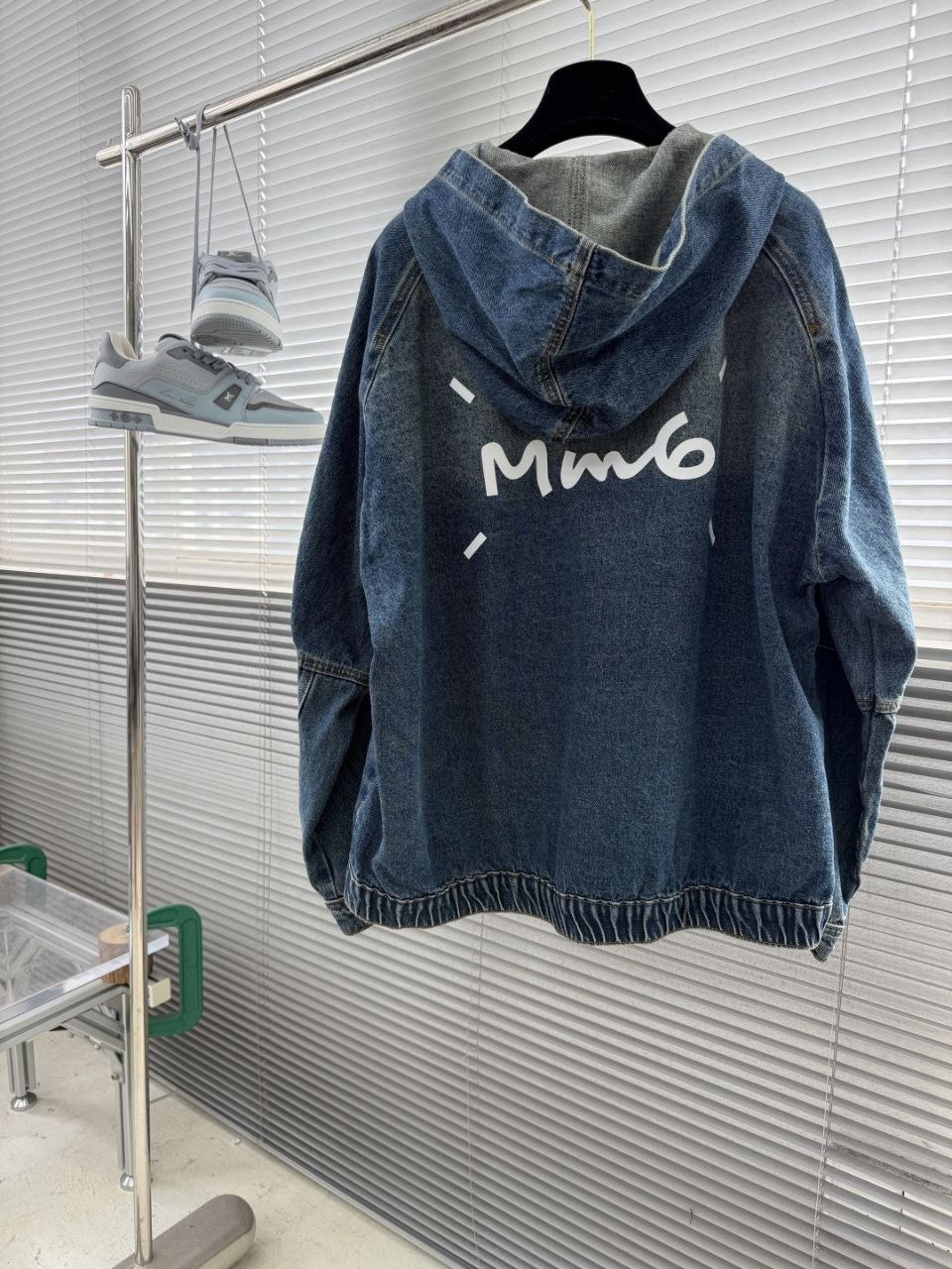 MM6 M@rgiela Hooded Denim Jacket — M-XXL image 3