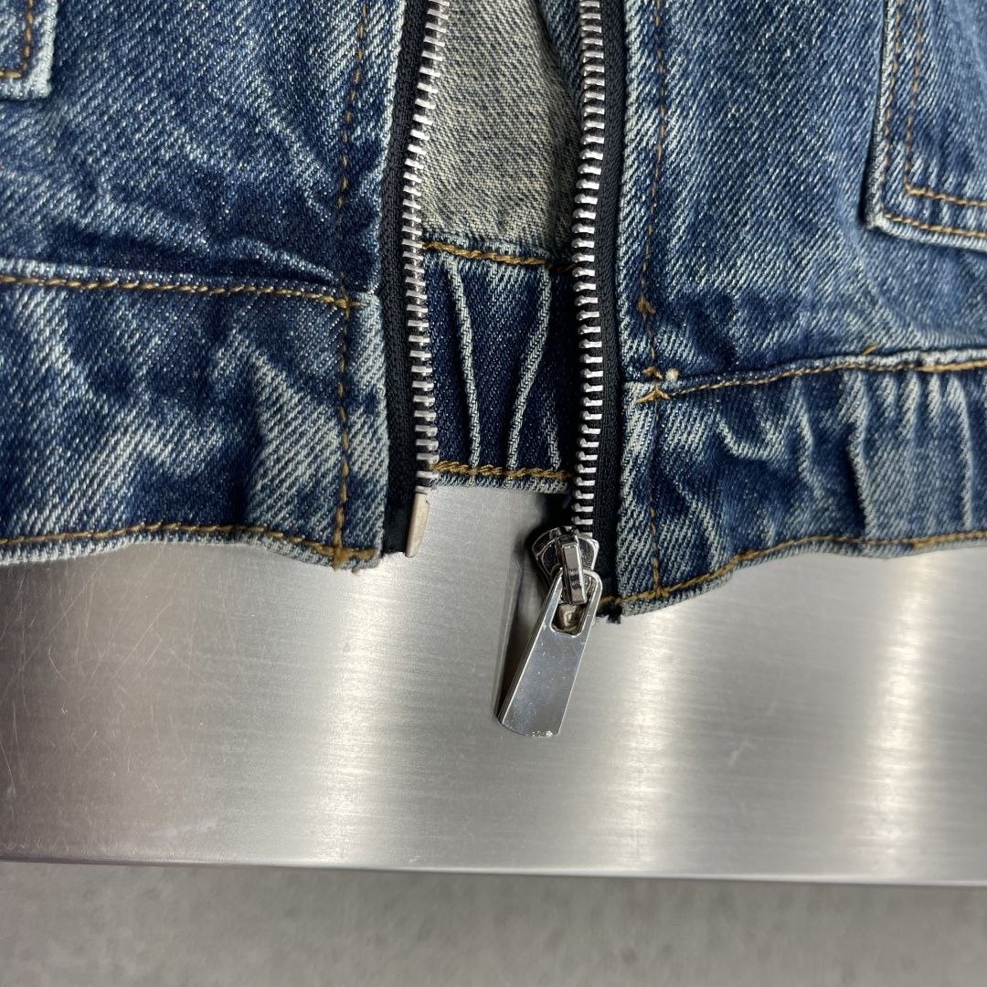 MM6 M@rgiela Hooded Denim Jacket — M-XXL image 7