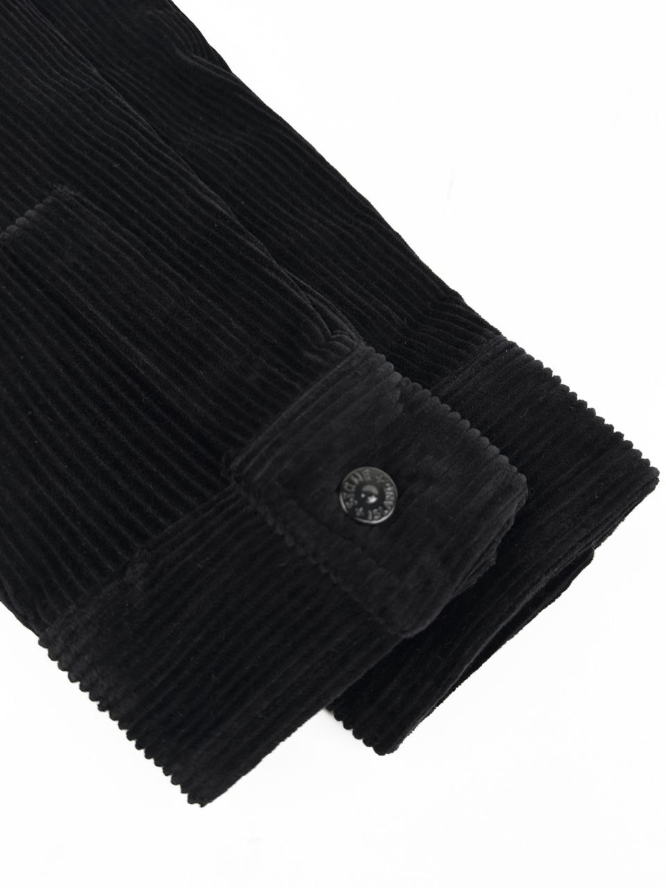 Stone 1sland Corduroy Overshirt — Black image 3