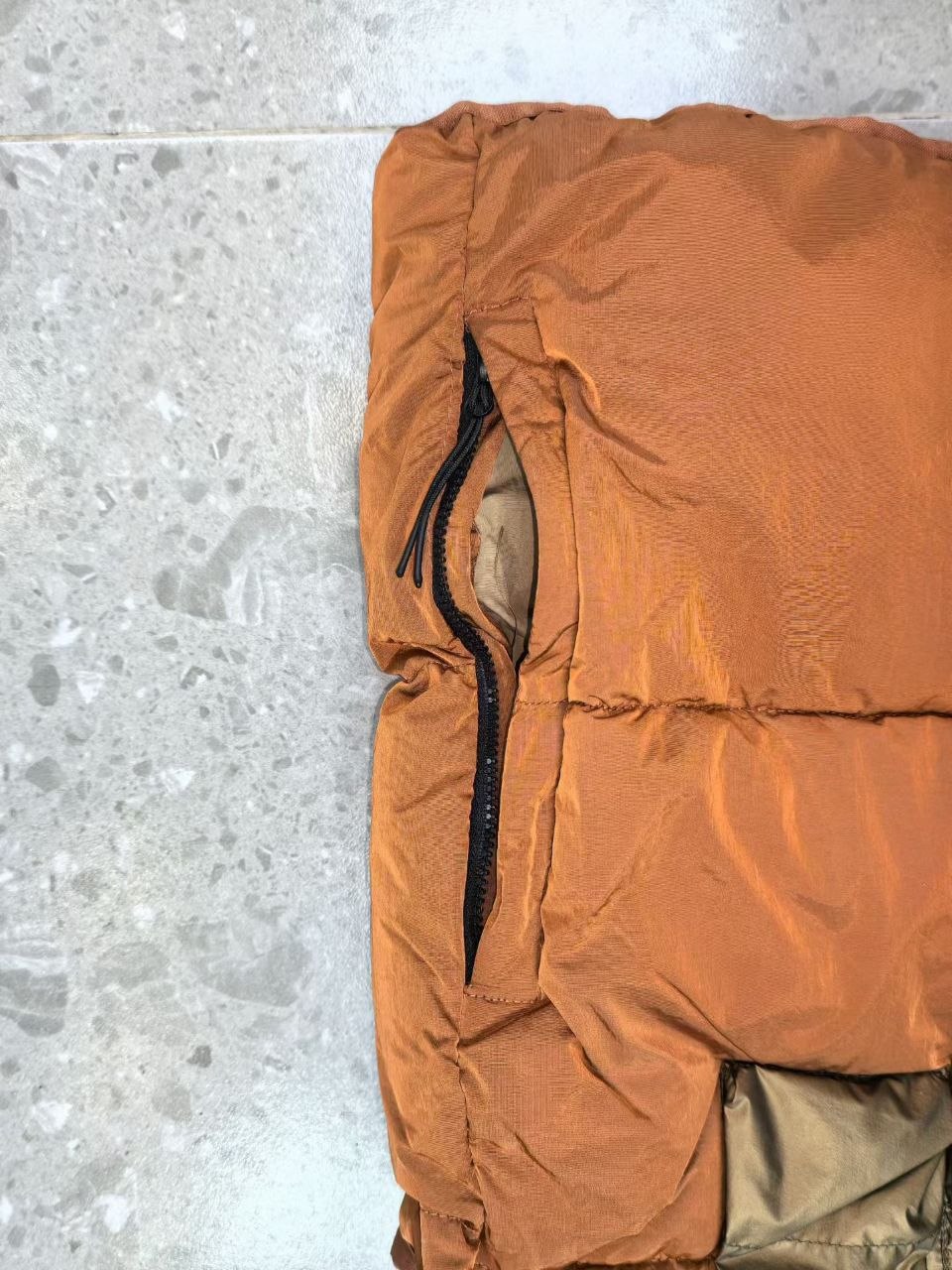 C.P. C0mpany Nylon Windbreaker Vest — Orange-Black image 5