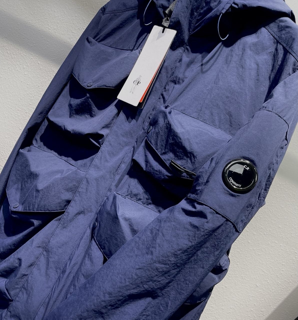 C.P. C0mpany Goggles Jacket — Black-Green-Military image 7