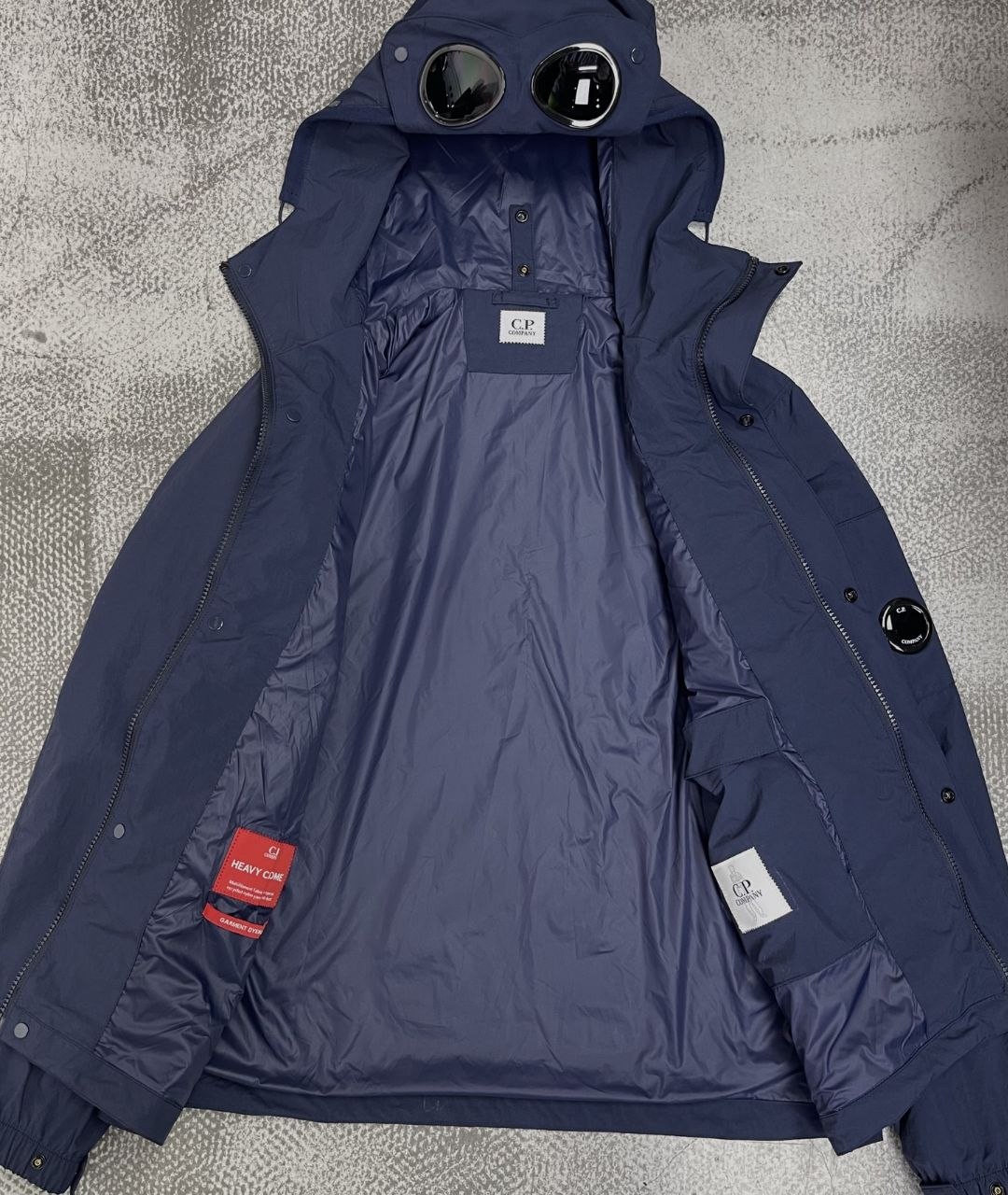 C.P. C0mpany Goggles Jacket — Black-Green-Military image 8