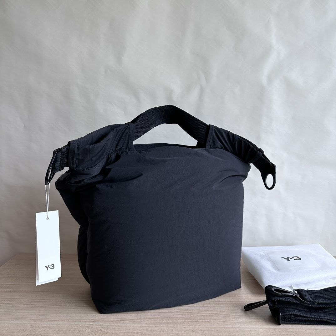 Y-3 Shoulder Tote Bag — Black image 4