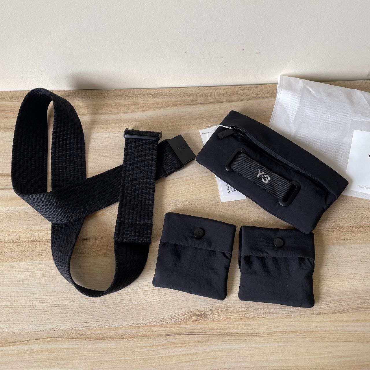 Y-3 Chest Bag Waist Pack — Black image 7