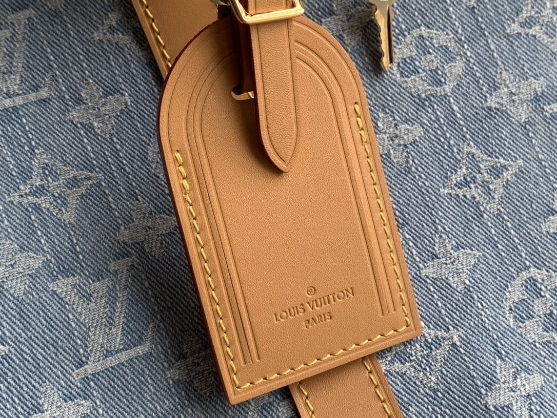1V Keepall Bandoulière 45 — Denim Light Blue image 4