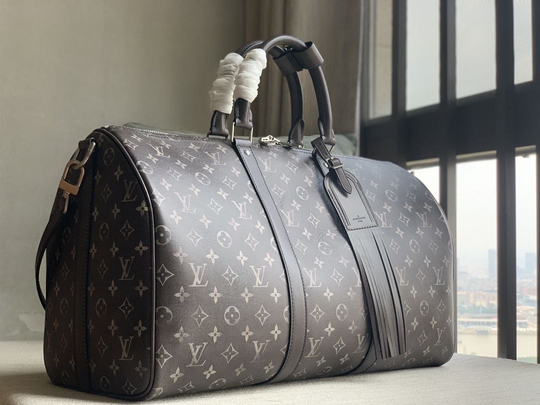 1V Keepall Bandoulière 50 — Black image 2