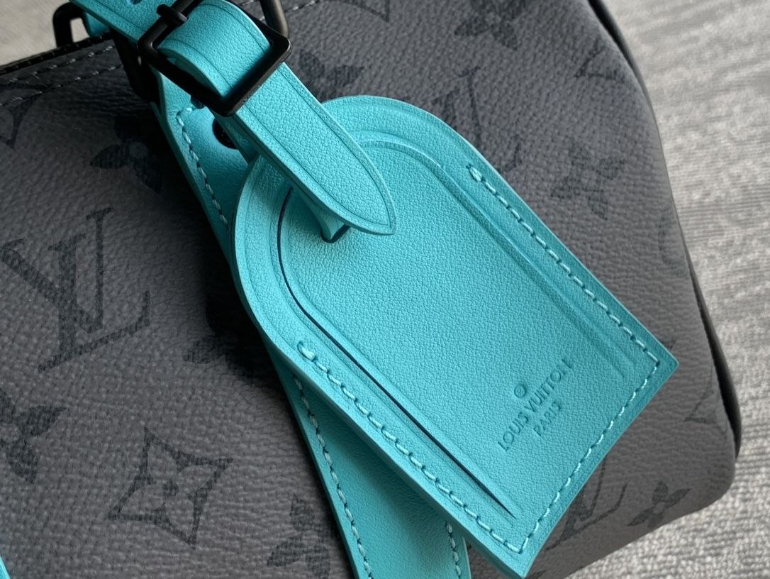 1V Keepall Bandoulière 25 — Silver-Light Blue image 5
