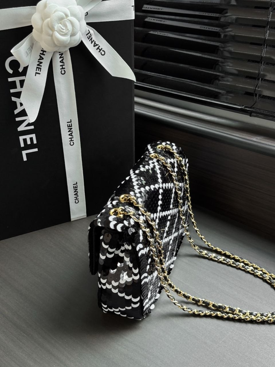 Ch@nel 26B CF Sequin — SO Black image 2
