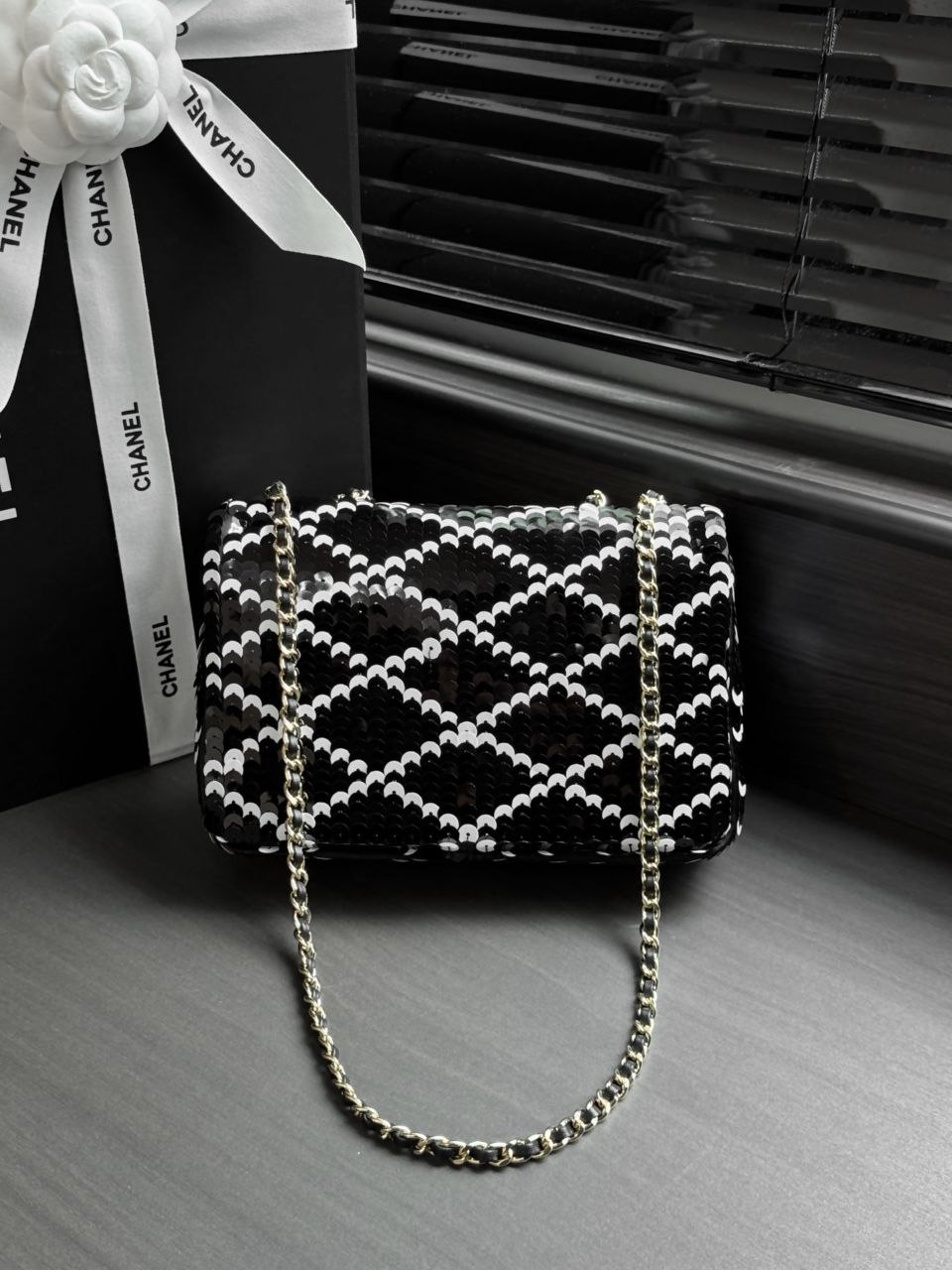 Ch@nel 26B CF Sequin — SO Black image 3