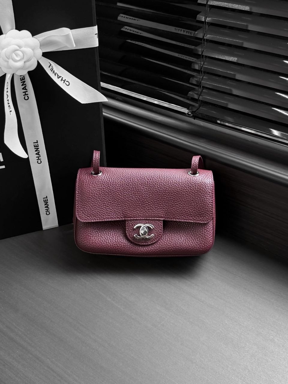 Ch@nel Mini Flap — Red