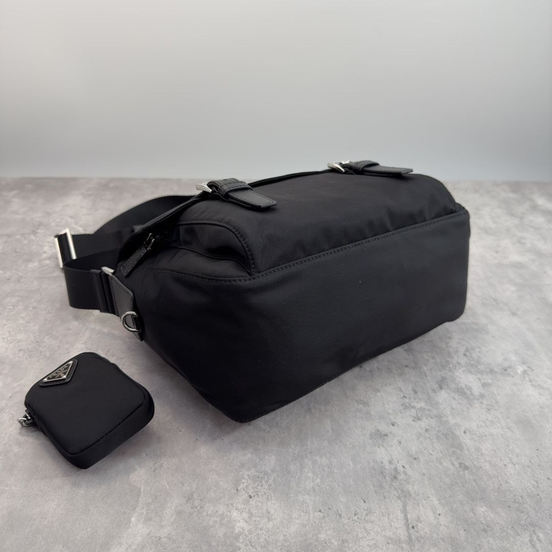 Pr@da Double-Buckle Crossbody image 2