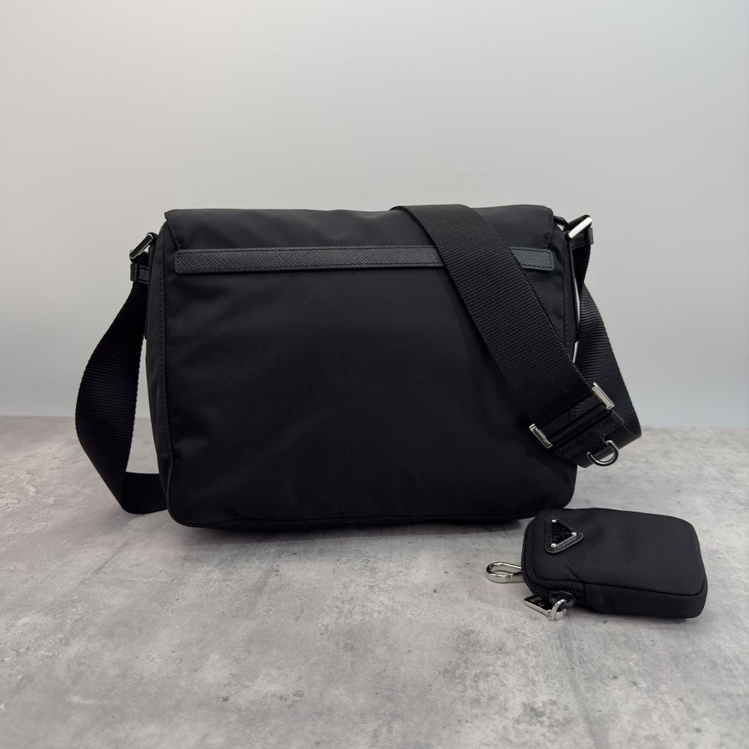 Pr@da Double-Buckle Crossbody image 3