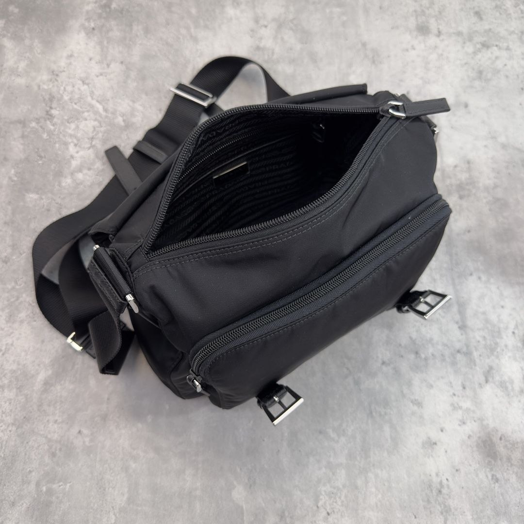 Pr@da Double-Buckle Crossbody image 8