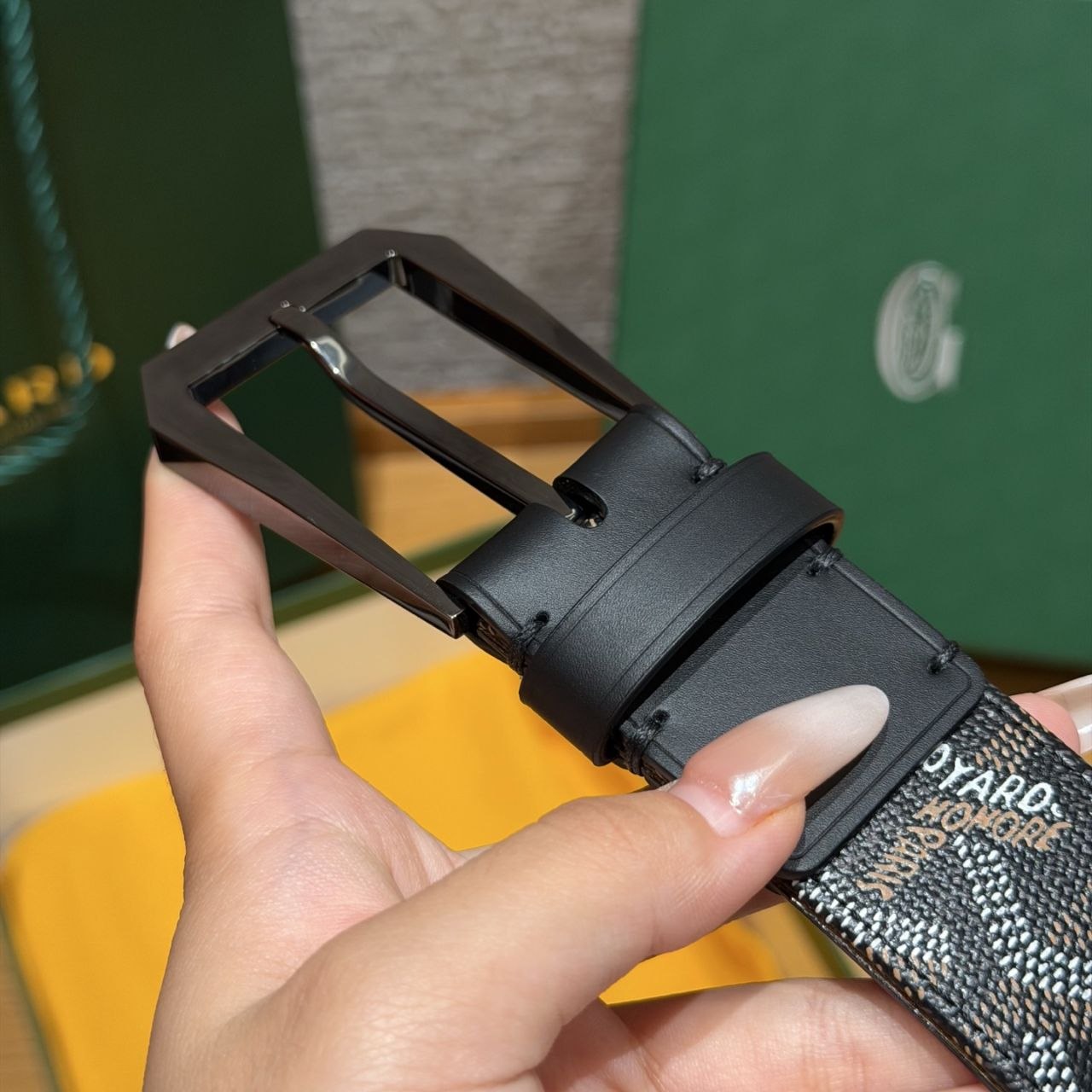 G0yard Belt 3.5cm — Black image 6