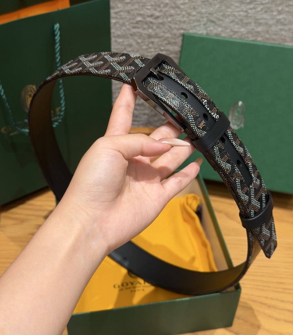 G0yard Belt 3.5cm — Black image 8