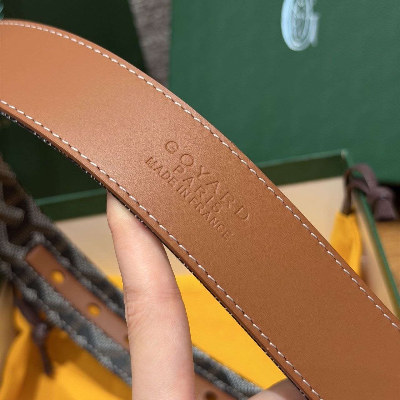 G0yard Belt 3.5cm — Brown image 8