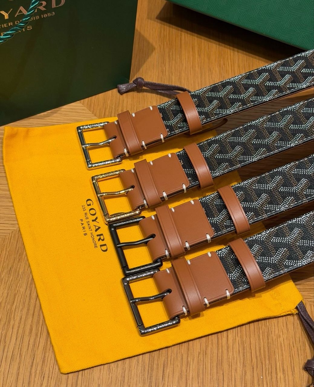 G0yard Belt 4.0cm — Orange