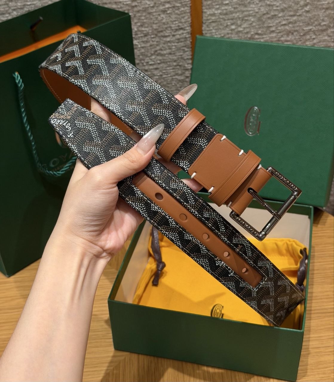 G0yard Belt 4.0cm — Orange image 2