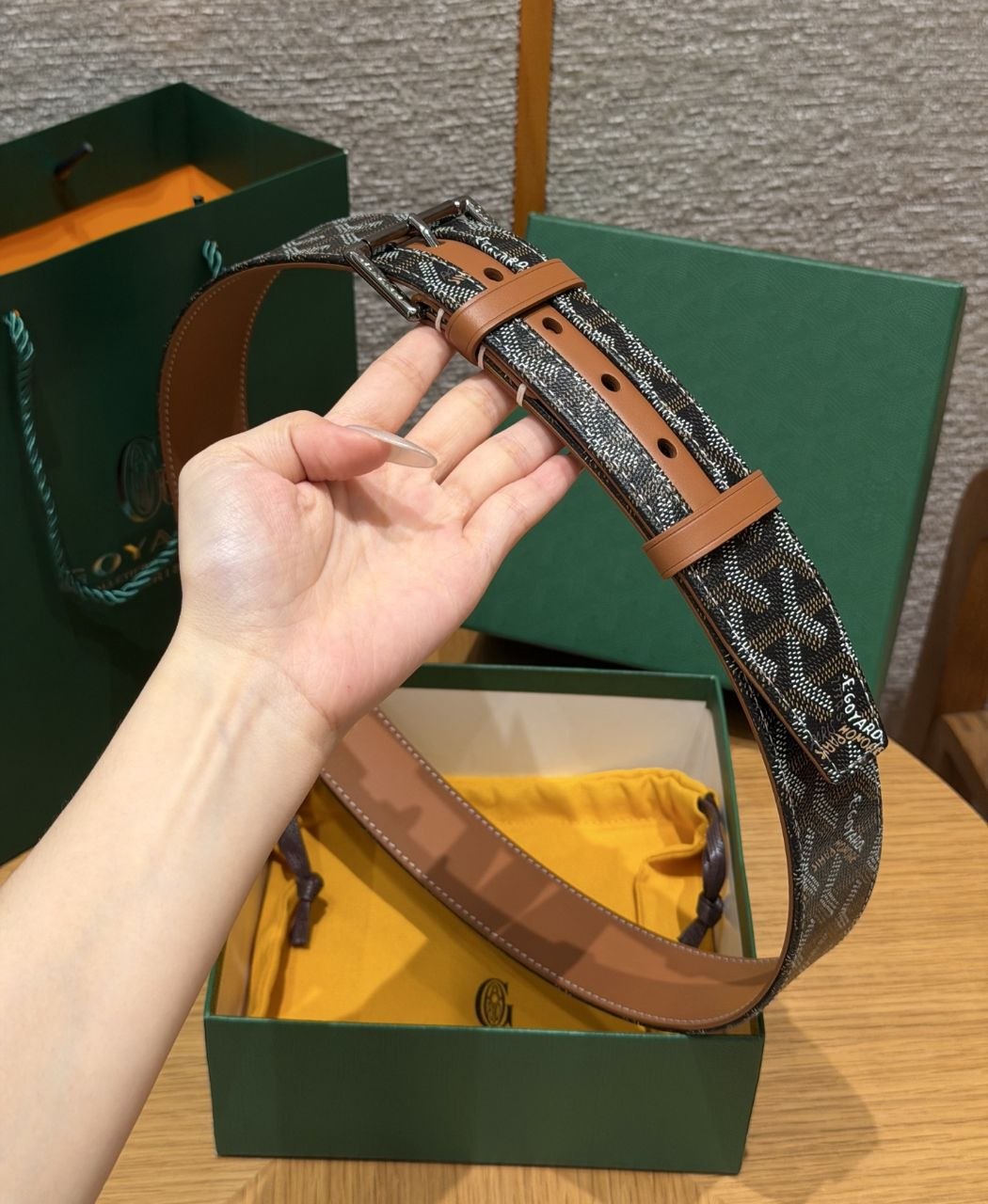G0yard Belt 4.0cm — Orange image 4