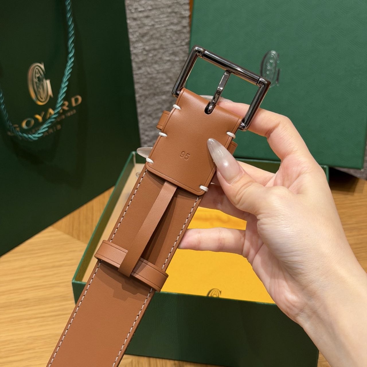 G0yard Belt 4.0cm — Orange image 7