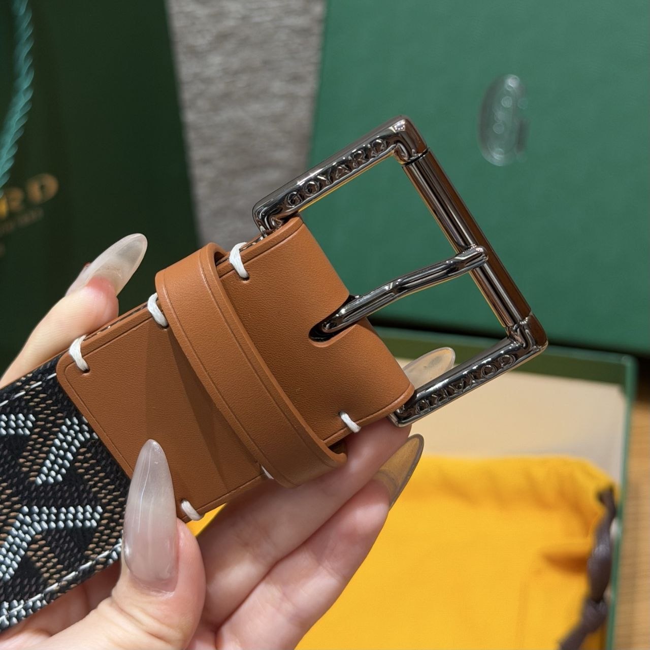 G0yard Belt 4.0cm — Orange image 8