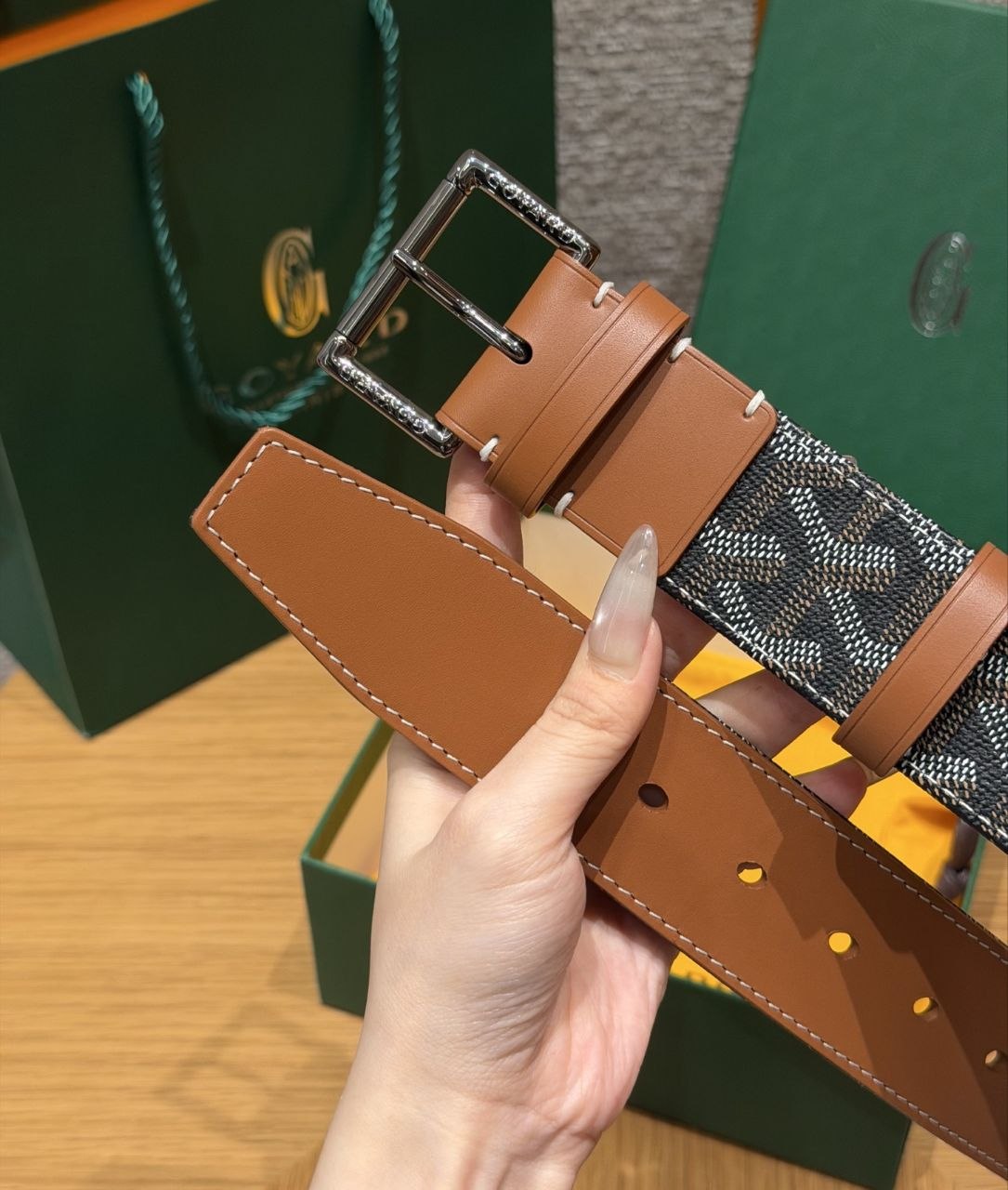 G0yard Belt 4.0cm — Orange image 9