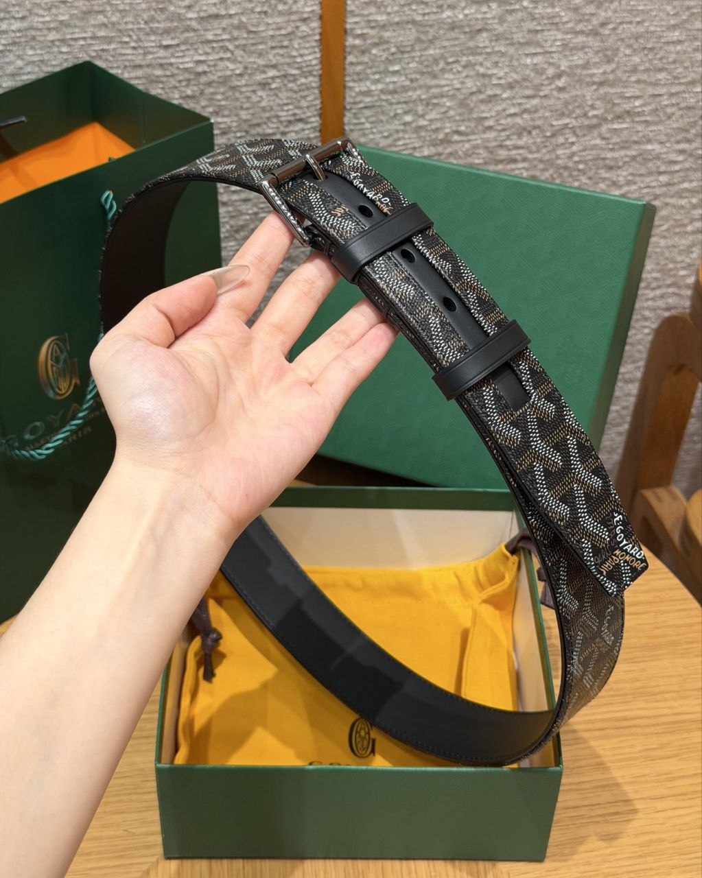 G0yard Belt 4.0cm — Black image 3