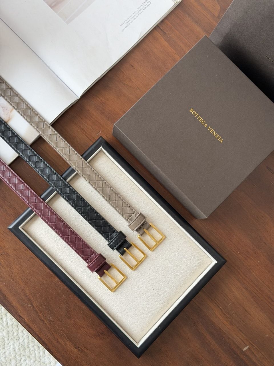 BV Intrecciato Belt — 2.0cm