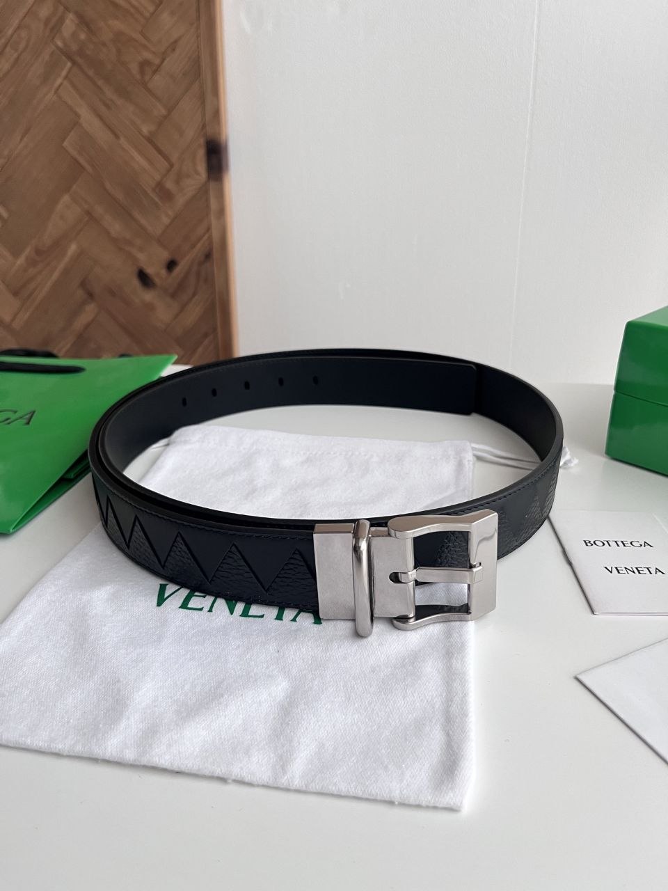 BV Watch Belt — Silver · Black image 2